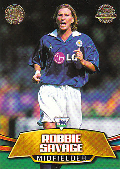Robbie Savage Leicester City 2002 Topps Premier Gold #LC3